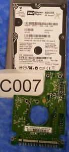 Controlador de disco duro PCB Western Digital WD400VE-75HDT1, DCM HCHTJHNB - Imagen 1 de 2