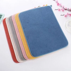 Super Absorbent Coffee Dish Kitchen Absorbent Draining Mat Drying Mat Quick Dry◈ - Picture 1 of 13