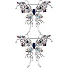 Set Of 2 Fashionwomens Backpack Butterfly Brooch Temperament