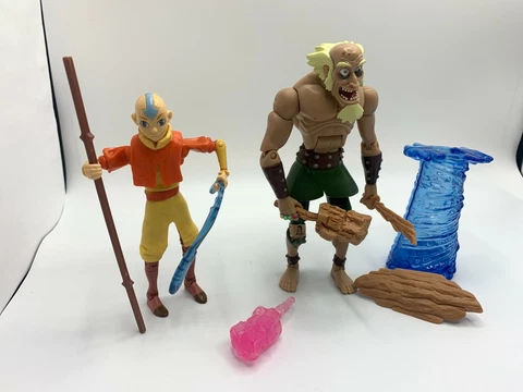 Mattel Avatar Last Airbender Airbending Aang & King Bumi Cover