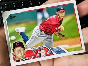 ZACH PLESAC CLEVELAND GUARDIANS 2023 TOPPS SERIES TWO BASEBALL CARD #476 - Picture 1 of 1