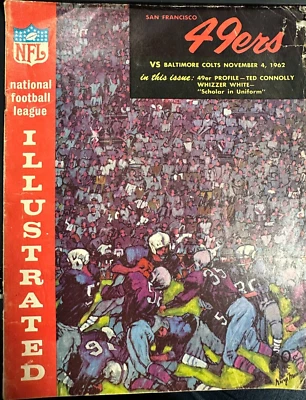 11/4/1962 Programa de los 49ers de San Francisco y los Colts de Baltimore NFL 22-3 Foto 1 de 3