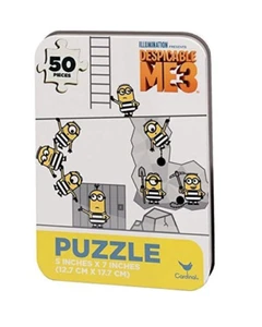 Cattivissimo Me 3 Mini Puzzle, in Latta da Trasporto 50 Pezzi Nuovo Sigillato - Foto 1 di 1