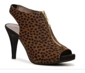 MODA SPANA PATTY LEOPARD SLINGBACK PUMP NEW/BOX SIZE 8M - Picture 1 of 9