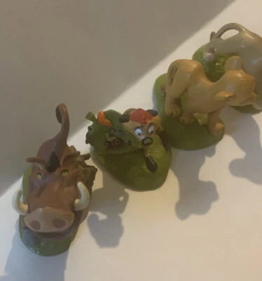Lote de figuras de PVC Disney-El Rey León (Nala/Simba/Timon/Pumbaa) Foto 1 de 4