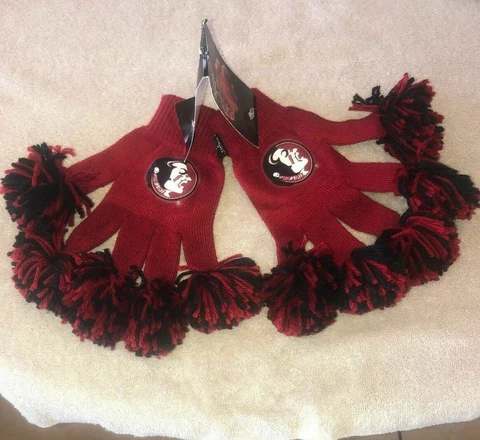 Florida State University Seminoles Spirit Finger Gloves Women's OSFA Cover