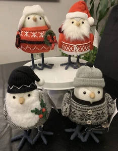 Target Wondershop Fabric Birds SANTA Fair Isle Wreath Bells Koselig Iskall Fika - Picture 1 of 4