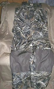 Mens 2X Waterproof Bib Overalls Realtree Max5 Camo Bibs Non Insulated Coveralls - Picture 1 of 7