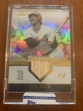 Jim RICE 2012 Topps Tribute Retired Remnants Encased BAT Relic #RR-JR 57/99