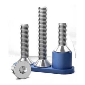 TORNILLOS AVELLANADOS M1.6 M2 M2.5 TORNILLOS ALLEN ACERO INOXIDABLE A2 - Imagen 1 de 59
