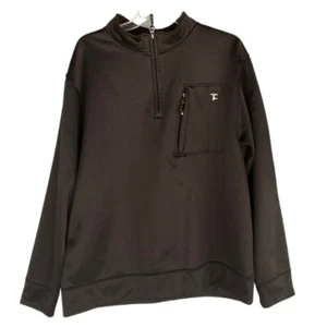 Panhandle Tuf Cooper Performance 1/4 Zip Black Pullover Sweater Jacket Size XL - Picture 1 of 9