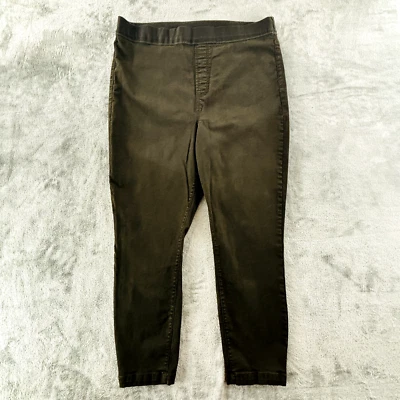 Buffalo David Britton Pull On Skinny Ankle Pants Womens XL Dark Olive Stretch - Image 1 of 4