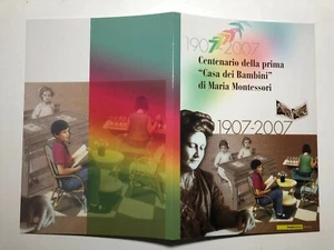 2007 Poste Folder Centenario della prima Casa dei Bambini di Maria Montessori - Picture 1 of 2