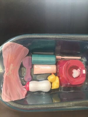 My Sweet Love Juego de 9 Piezas para Bañera y Orinal Juego de Simulación para Muñecas Bebé Nuevo Foto 1 de 4