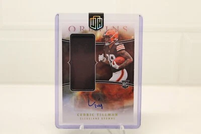 CEDRIC TILLMAN 2023 ORIGINS RPA ROOKIE PATCH AUTOGRAPH RC AUTO Q1531 - Image 1 of 4