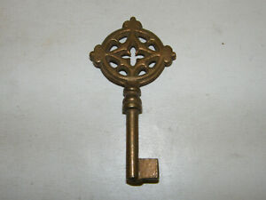 Alter Furniture Key Solid Brass Blank Vintage without Holes - No. 1