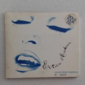 MADONNA EROTICA 1993 AUSTRIAN COLLECTORS EDITION GOLD TOUR CD INTACT POSTER - Picture 1 of 4