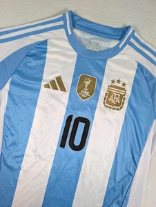 Argentina Messi Adidas 2024 Home Soccer Kit Jersey Mens XL - Picture 1 of 9