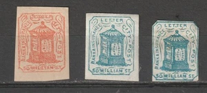 US Local Type #87L7 & #87L9 Bogus? Forgery VF unused - Picture 1 of 2