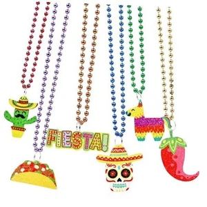 36 PCS Cinco de Mayo Beaded Necklaces for Party Decorations, Fiesta Beaded - Picture 1 of 8