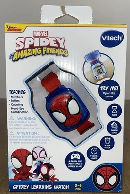 VTech Spidey and His Amazing Friends Spiderman Learning Watch New - Image 1 of 4