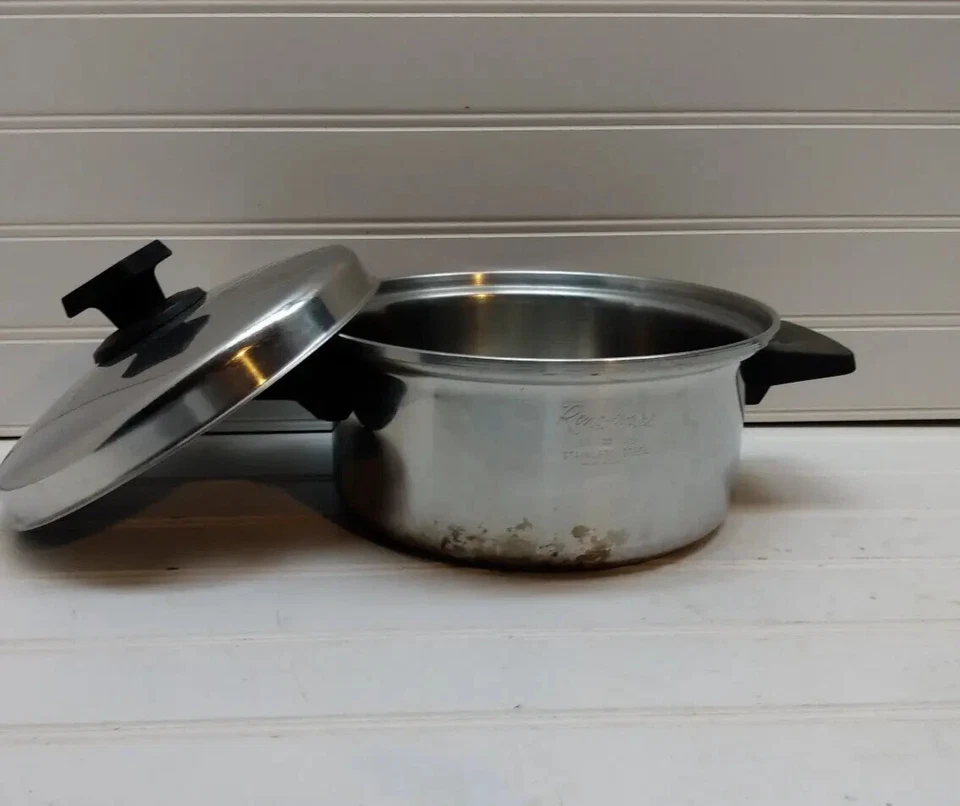 Rena Ware Cacerola 2 Qt West Bend Multi-Plapa Acero Inoxidable Sartén y Tapa Foto 1 de 4