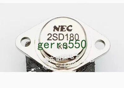 1 pcs New NEC gold seal pair tube TO-3 2SD180 - Image 1 of 2