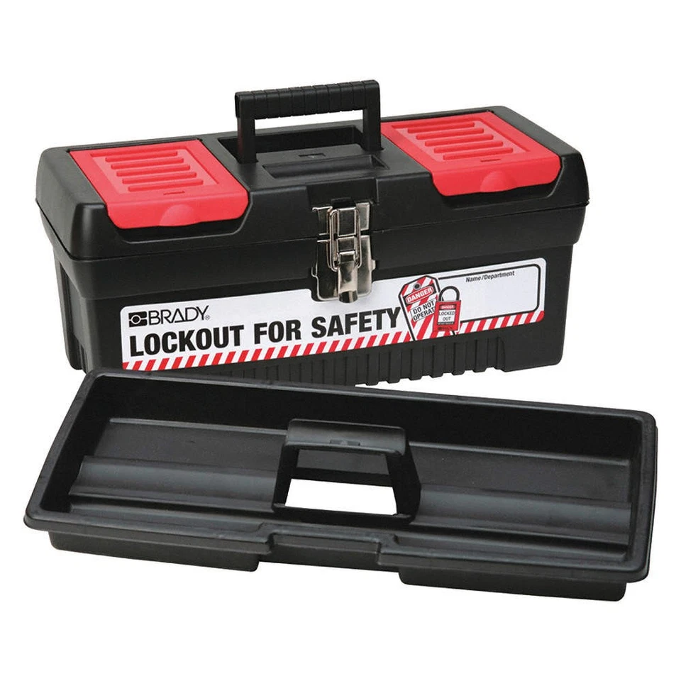 BRADY 105906 Lockout Tool Box,Unfilled 3WPG5 - Image 1 of 1