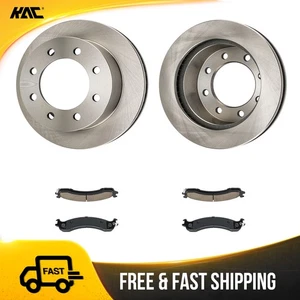 Front Vented Rotors and Ceramic Pads Kit For 2000 2001 2002 Dodge Ram 2500 3500 - Picture 1 of 12