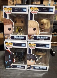 Funko Pop nivelación en solitario! Figura Vinilo Sung Jinwoo, Yoo Jinho, Igris, Cha Hae-In - Imagen 1 de 1