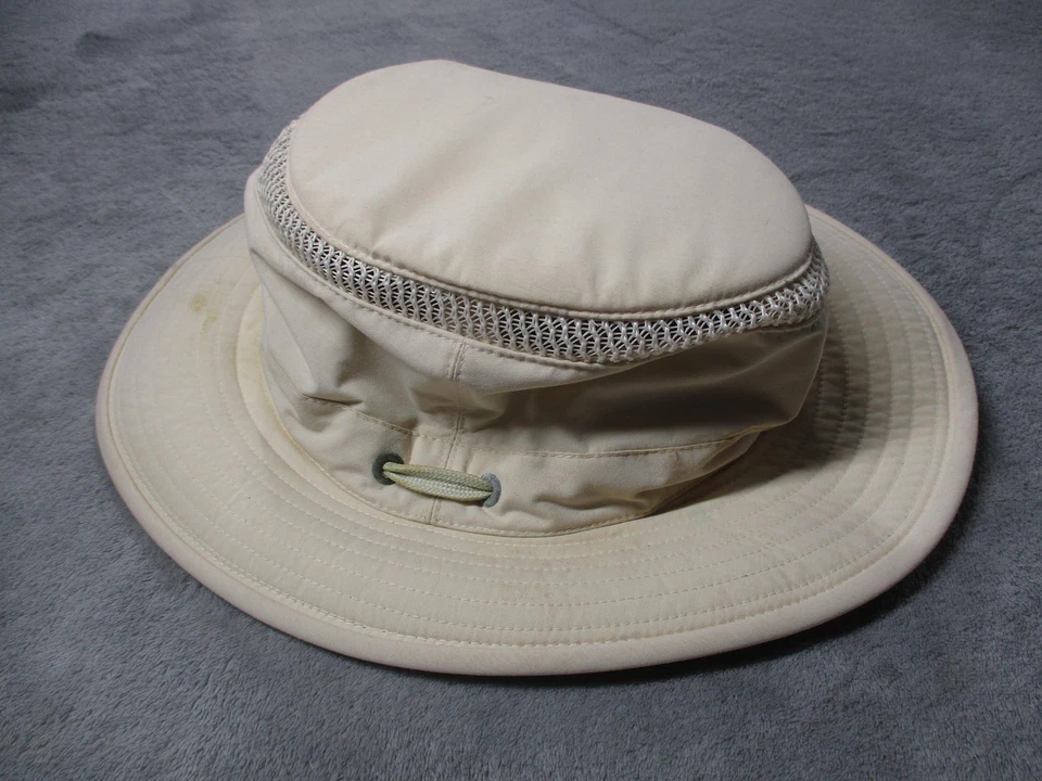 Sombrero Tilley Durables Boonie Ajustado Para Hombres 7 1/2 Beige Airflo Malla Ventilada LTM5 Foto 1 de 4