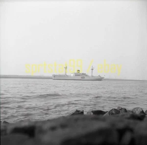 United Fruit Company Reefer 'CHOLUTECA' Chiquita - Vintage B&W Ship Negative - Picture 1 of 2