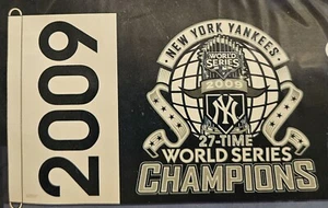 Bandera de béisbol de los Yankees de Nueva York MLB 3' X 5' Bandera Campeones de la Serie Mundial 2009 - Imagen 1 de 2