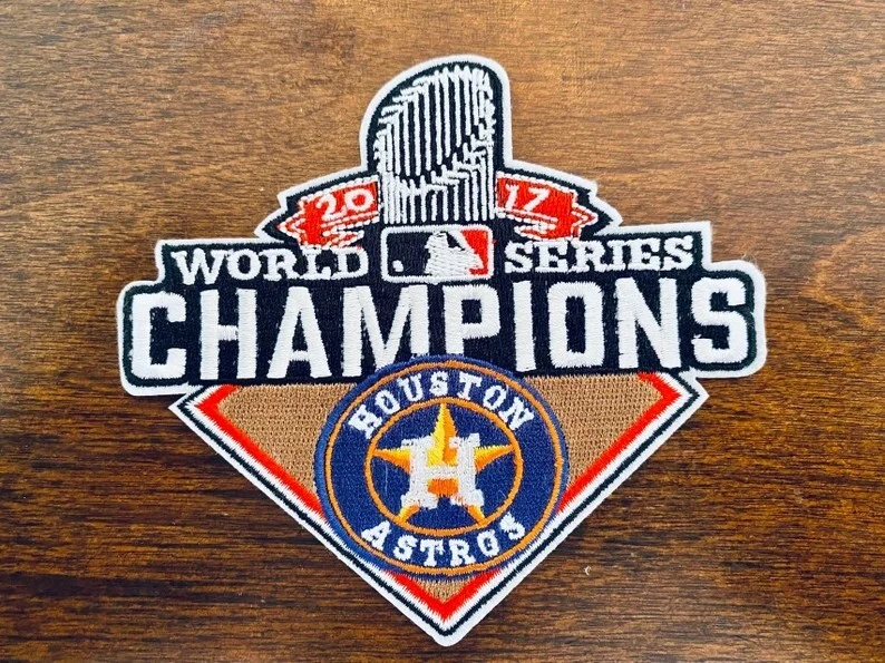 Houston Astros 2017 World Series Champions Iron on Patch - 4.5" x 4"