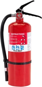 FIRST ALERT PRO5 Rechargeable Heavy Duty Fire Extinguisher, UL RATED 3-A:40-B:C - Picture 1 of 1