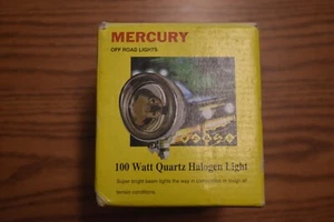 NOS Vintage Chrome Mercury 100 watt Quartz Halogen Off Road Light FREE SHIPPING - Picture 1 of 5