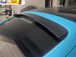Fit Porsche Panamera 970.2 2014-2016 Real Carbon Fiber Rear Roof Spoiler Wing - Picture 1 of 5