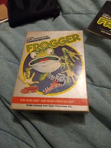 Vtg 1982 Parker Brothers Frogger For Atari 2600 & Sears Video Arcade. - Picture 1 of 3