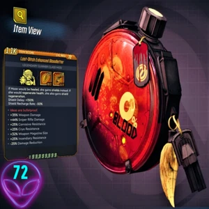 (XBOX) Borderlands 3 ❗MODDED❗ Last-Ditch Enhanced Bloodletter 🩸 Level 72 ✨M10 - Bild 1 von 1