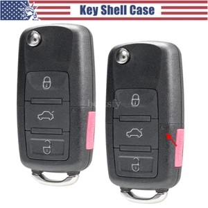 2 Replacement For VW Golf MK4 Beetle Jetta Passat GTI Remote Key Fob Case Shell - Picture 1 of 10