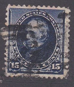U.S. Postage Stamps.  Scott #227.  (Used). (see below)  11/5/22.. - Image 1 of 1