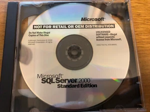 Microsoft SQL Server 2000 Standard & Professional edition with product key - Afbeelding 1 van 3