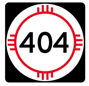 New Mexico State Road 404 Sticker R4180 Highway Sign Road Sign Decal - Picture 1 of 1