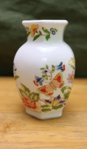 Anysley Cottage Garden Bone China Mini Bud Vase Urn 3 " Hexagonal - Picture 1 of 3