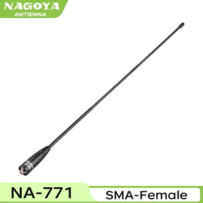 Antena Nagoya NA-771 SMA-Fêmea banda dupla 144/430MHz para Baofeng UV-5R/UV-82 - Imagem 1 de 4