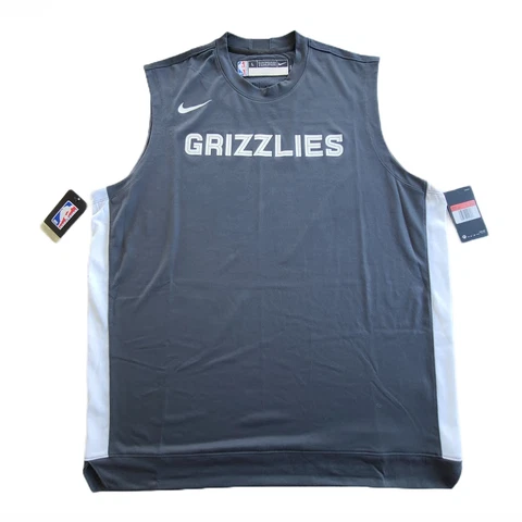 Nike Men's Large -Tall Memphis Grizzlies NBA Team Issue Sleeveless Top Shirt Cover