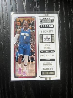 John Wall 2022-23 Panini Contenders - Season Ticket #71 - Image 1 of 2