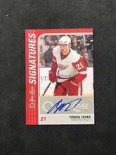 2011-12 UPPER DECK O-PEE-CHEE TOMAS TATAR SIGNATURE AUTO SILVER #OS-TT