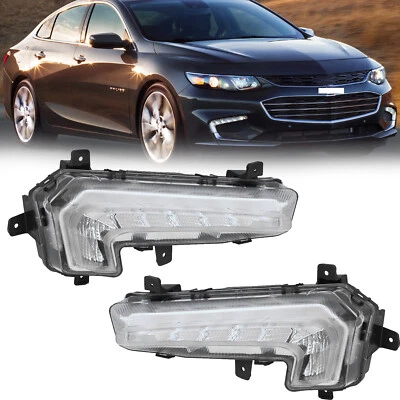 Luces antiniebla LED DRL para Chevrolet Chevy Malibu 2016 2017 2018 luces de parachoques delanteras Foto 1 de 4