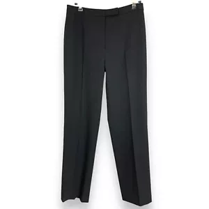 Pantaloni eleganti neri gamba dritta donna Italia parzialmente foderati pantaloni pantaloni pantaloni ufficio - Foto 1 di 8